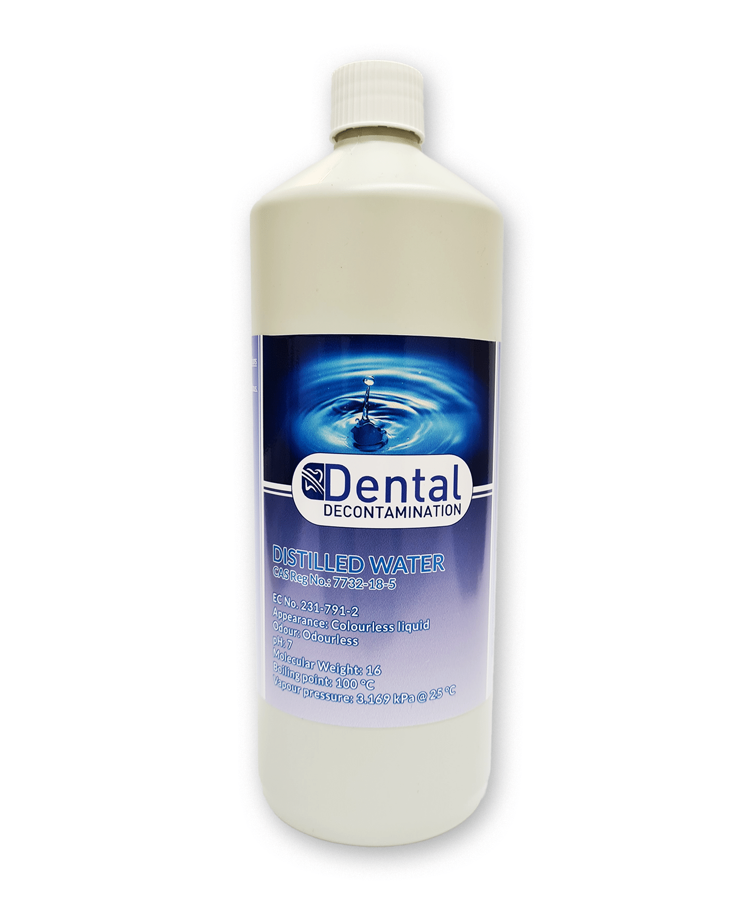 DDL Distilled Water 1 Litre Dental Decontamination
