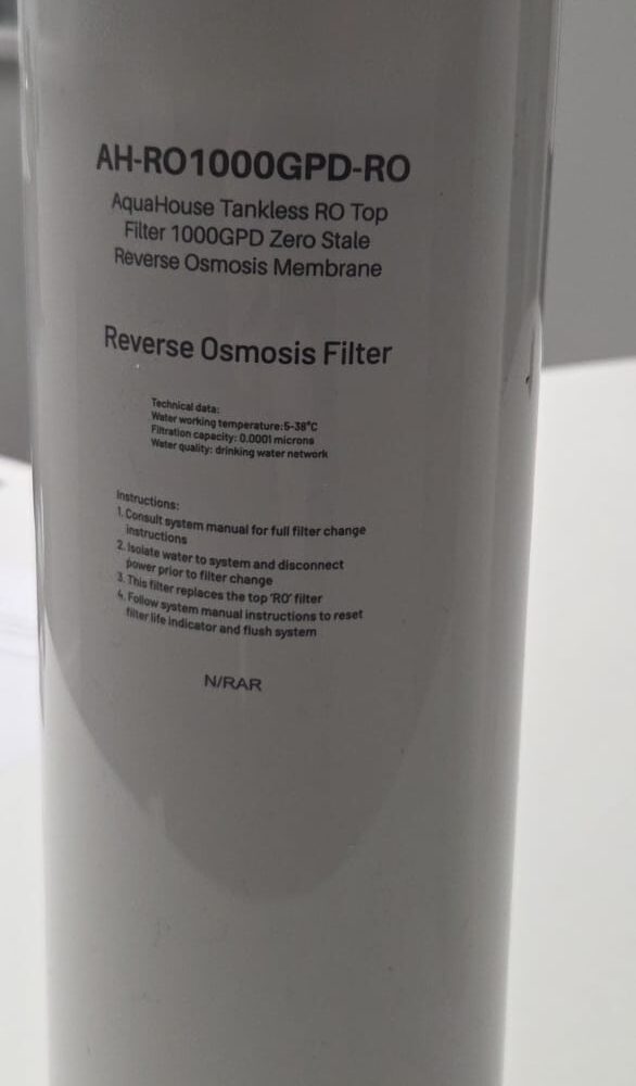 Filter for DDL1000 reverse osmosis system